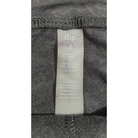 Black Wicking High-Waisted Leggings Size S By Dip - Picture 3 of 4